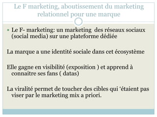 du marketing opérationnel au marketing relationnel Slide 19