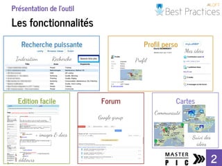 Profil perso
Edition facile
+ images & docs
+
éditeurs
Recherche puissante
RechercheIndexation
Forum
Google group
Cartes
C...
