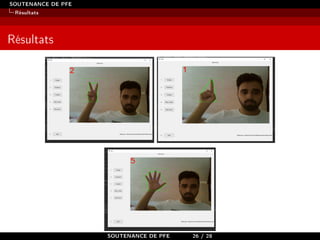 SOUTENANCE DE PFE
Résultats
Résultats
SOUTENANCE DE PFE 26 / 28
 