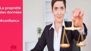 La propriété
des données
#confiance
 
