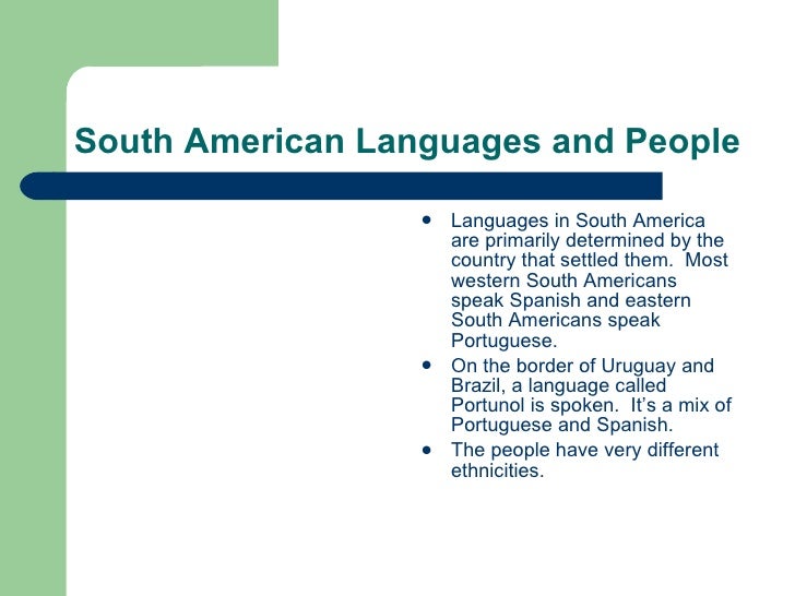 south america ppt