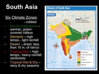 East Asia Climate Map South East-Asia-Climate
