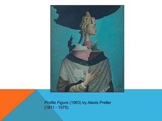 Profile Figure (1963) by Alexis Preller
(1911 - 1975)
 