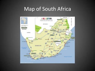 Map of South Africa