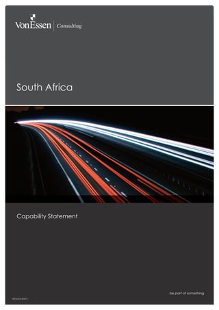 South Africa




   Capability Statement




VECSOUCS04/11
 