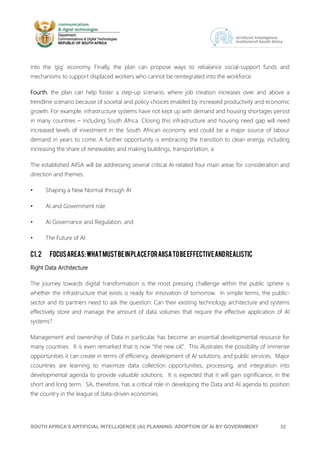 South African Artificial Intelligence plan | PDF