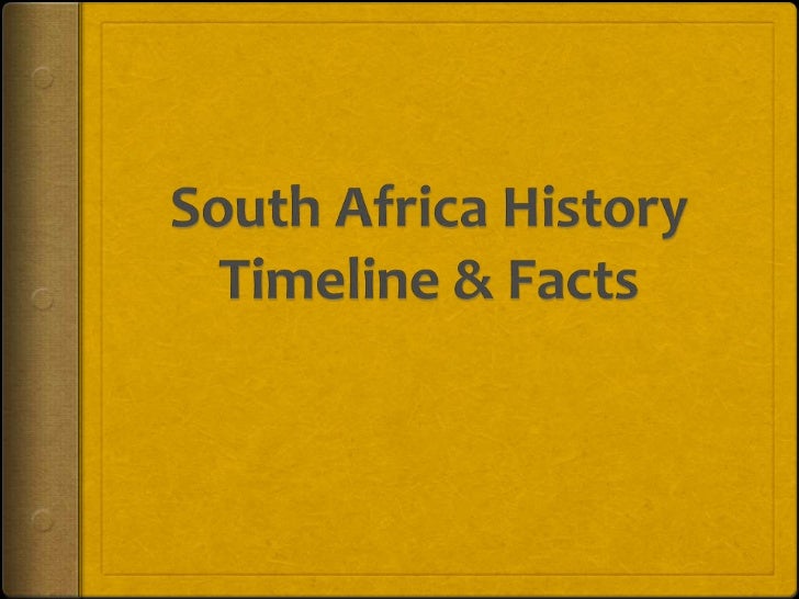 south african history2 timeline in power point