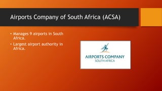 South africa’s international and national airports | PPTX