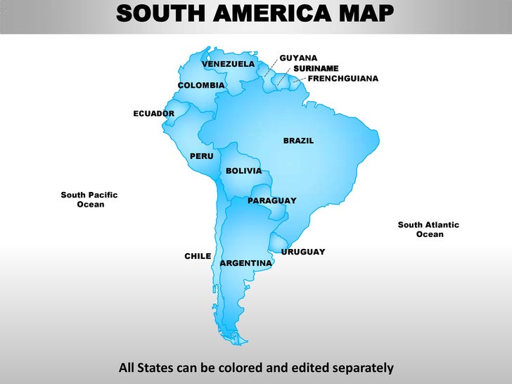 america map continent