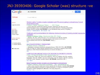 JNJ-39393406: Google Scholar (was) structure -ve




                                                   [18]
 