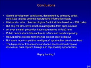 Clinical Trials, PubChem, MeSH: JNJ




                                      [43]
 