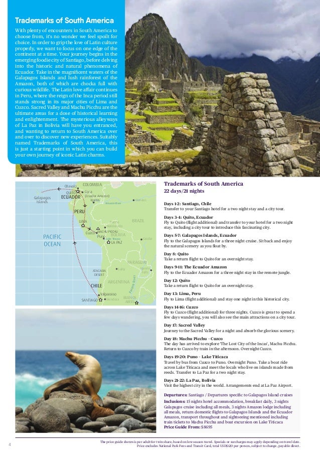 peru travel brochures