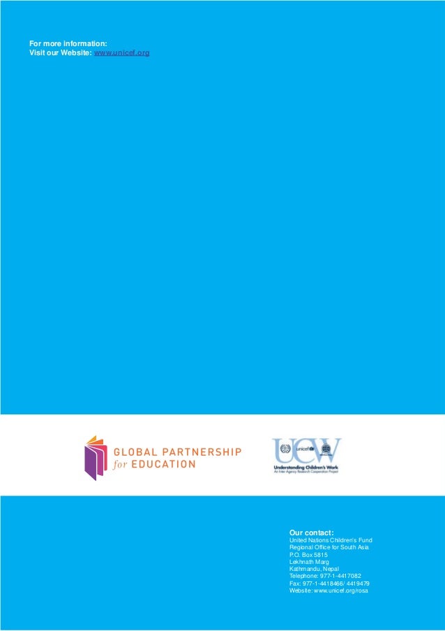 Executive Summary: Global Initiative on Out-of-School Children in South Asia Slide 20