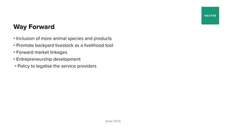 World’s biggest project for immunisation of backyard animals