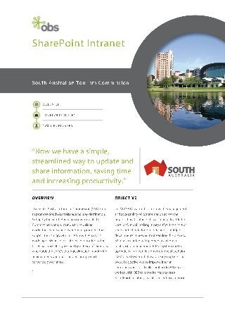 South Australian Tourism Commission (SATC) Case Study
