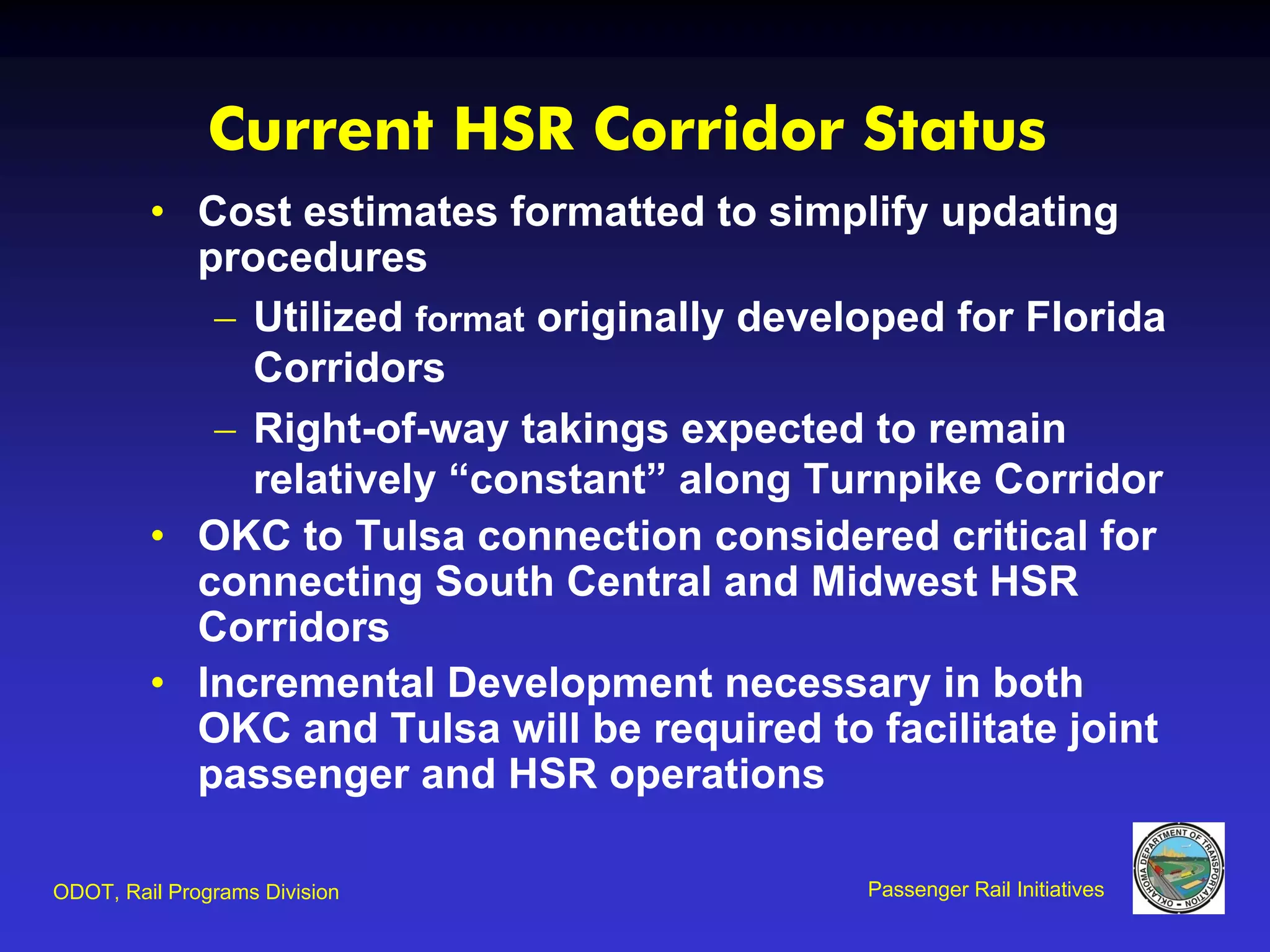 South Central Corridor