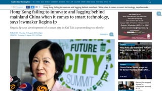 South China Morning Post : Future City Summit Annual Meet 2017