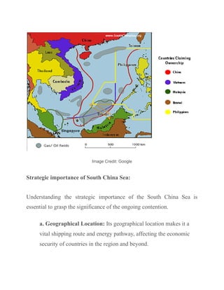 South China Sea The Geopolitical Dynamics and its Strategic ...