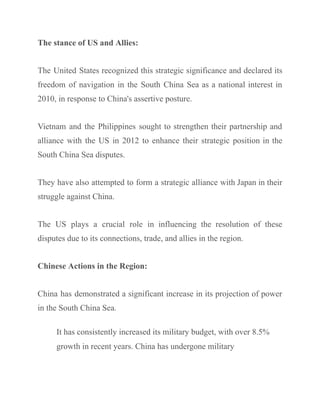 South China Sea The Geopolitical Dynamics and its Strategic ...