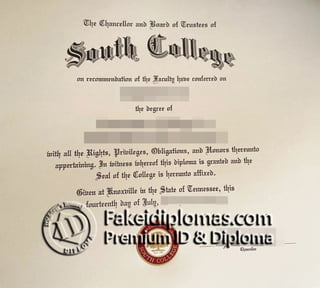 South College degree