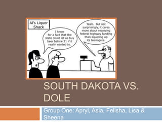 South Dakota vs. dole Group One: Apryl, Asia, Felisha, Lisa & Sheena 