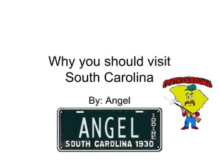 Why you should visit South Carolina By: Angel 