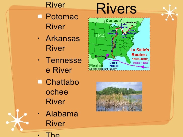 Rivers Of Southeast Region United States
