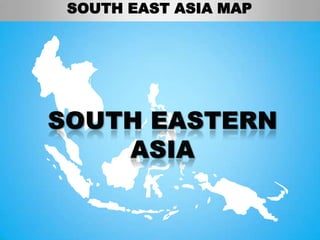 South east asia editable continent map with countries | PPTX