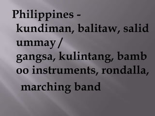 Southeast asian music | PPTX