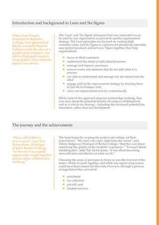 Quality Improvement Using Lean and Six Sigma Processes | PDF