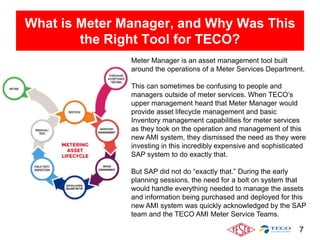 Meter Management Application with TECO AMI System