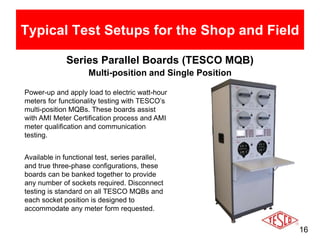 Single Phase Meter Testing Overview | PPTX