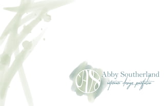 Abby Southerland
interior design portfolio
 