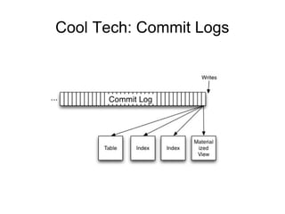 Cool Tech: Commit Logs
 