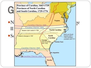 Georgia Named Georgia after King George II Settled in 1733 