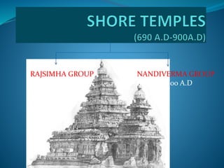 RAJSIMHA GROUP
690 A.D-800 A.D
NANDIVERMA GROUP
800 A.D-900 A.D
 