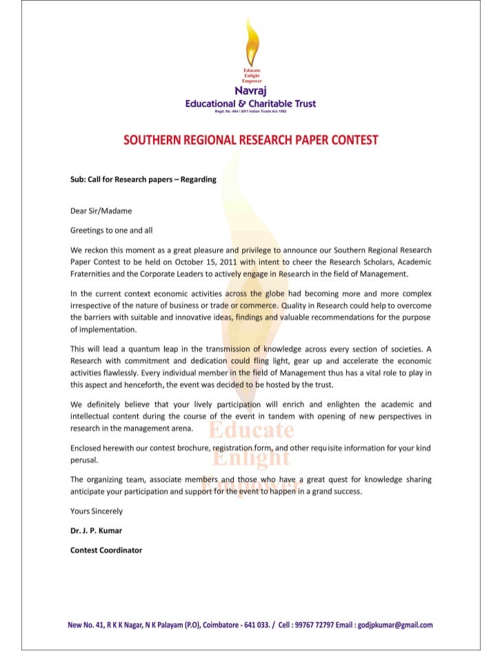 Student research paper competition picture