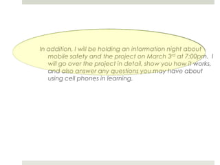 Keep them in the front of the room until you are going to use them.