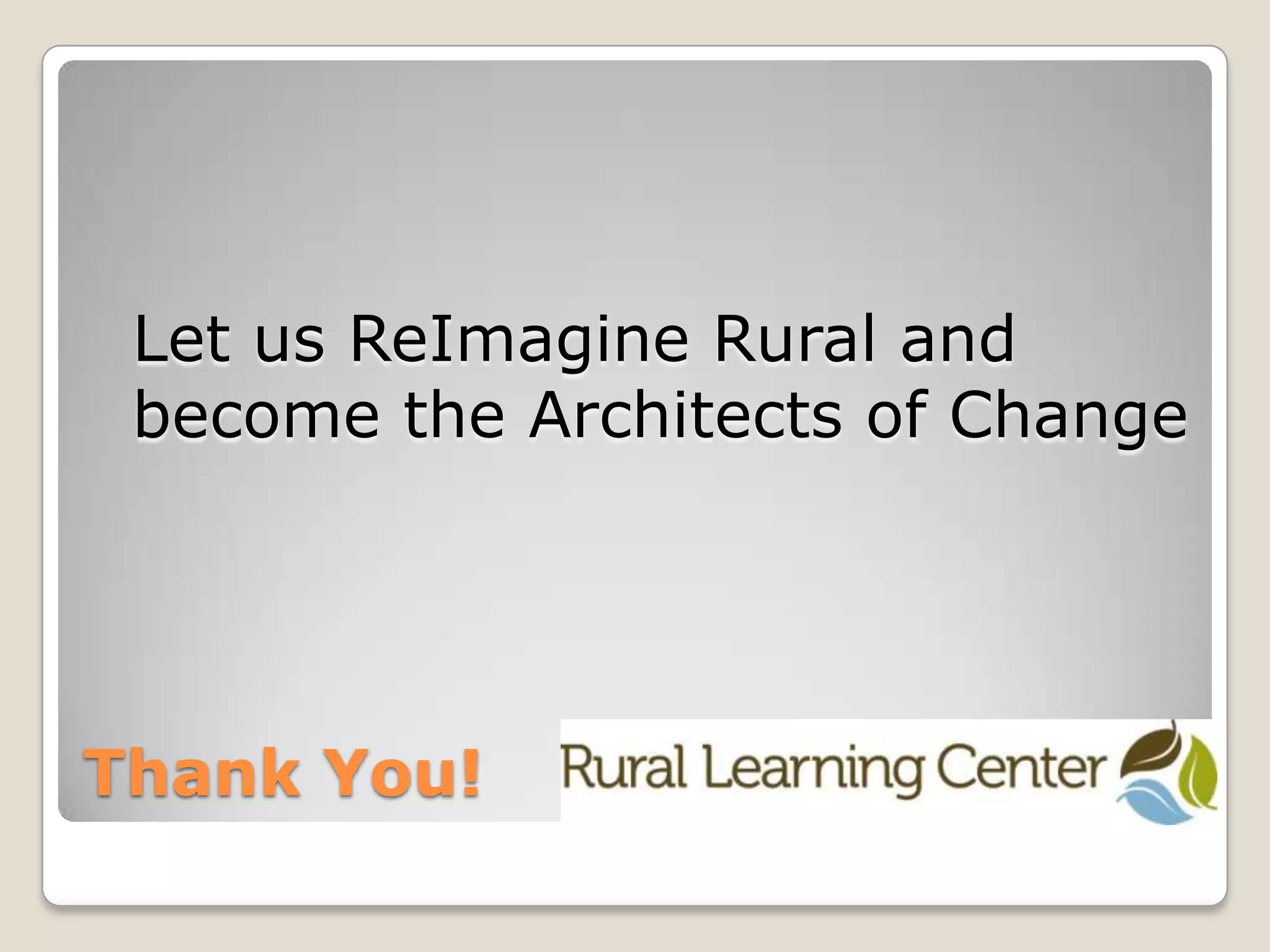 Areas of depopulation between 1970 and 2000 are disproportionally rural areas