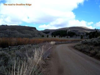 The road to Deadline Ridge 