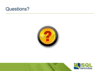 Questions?
 
