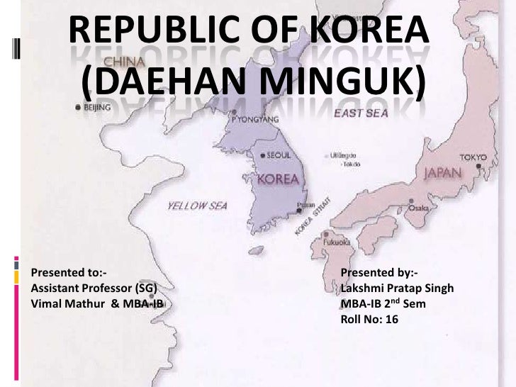 South korea; Republic of korea