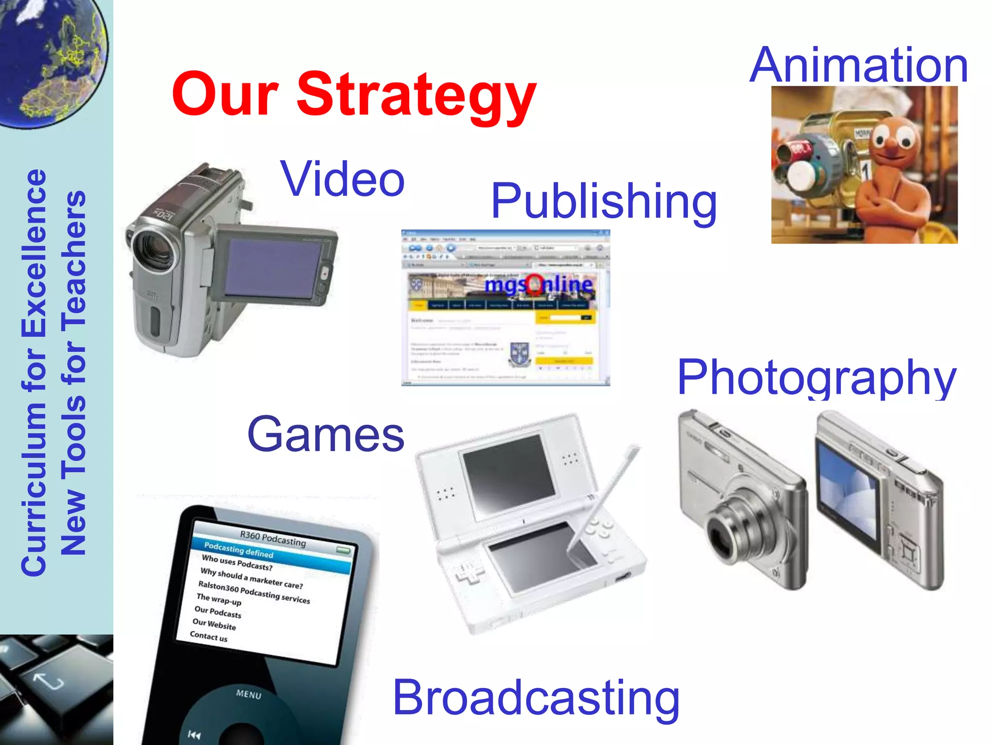 Our StrategyAnimationVideoPublishingPhotographyGamesBroadcasting
