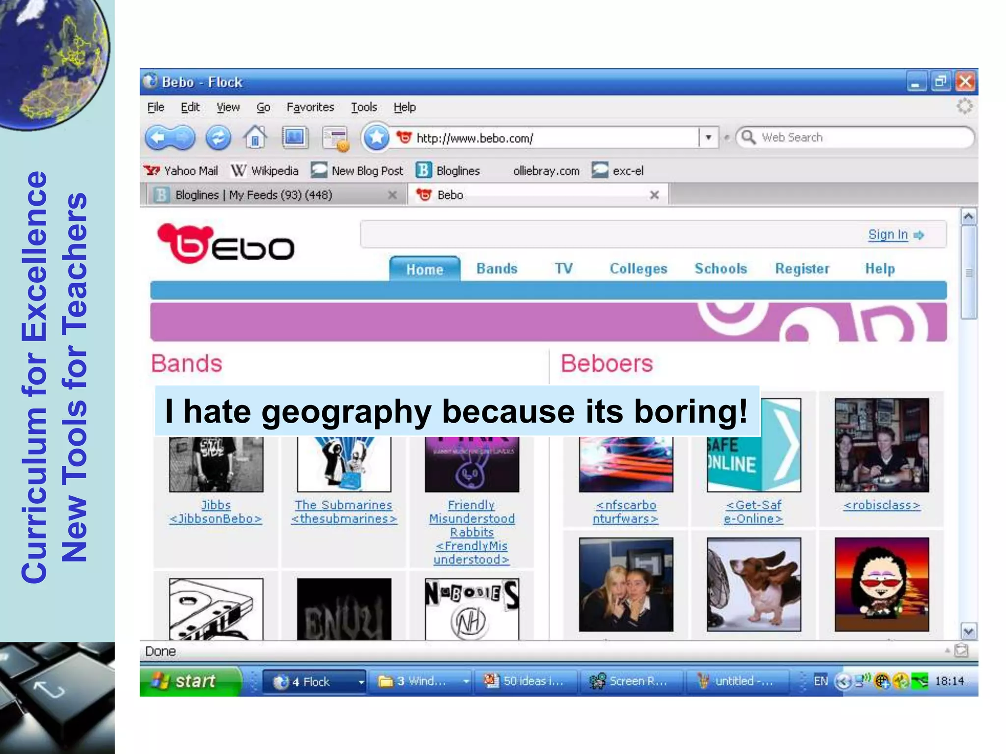 I hate geography because its boring!