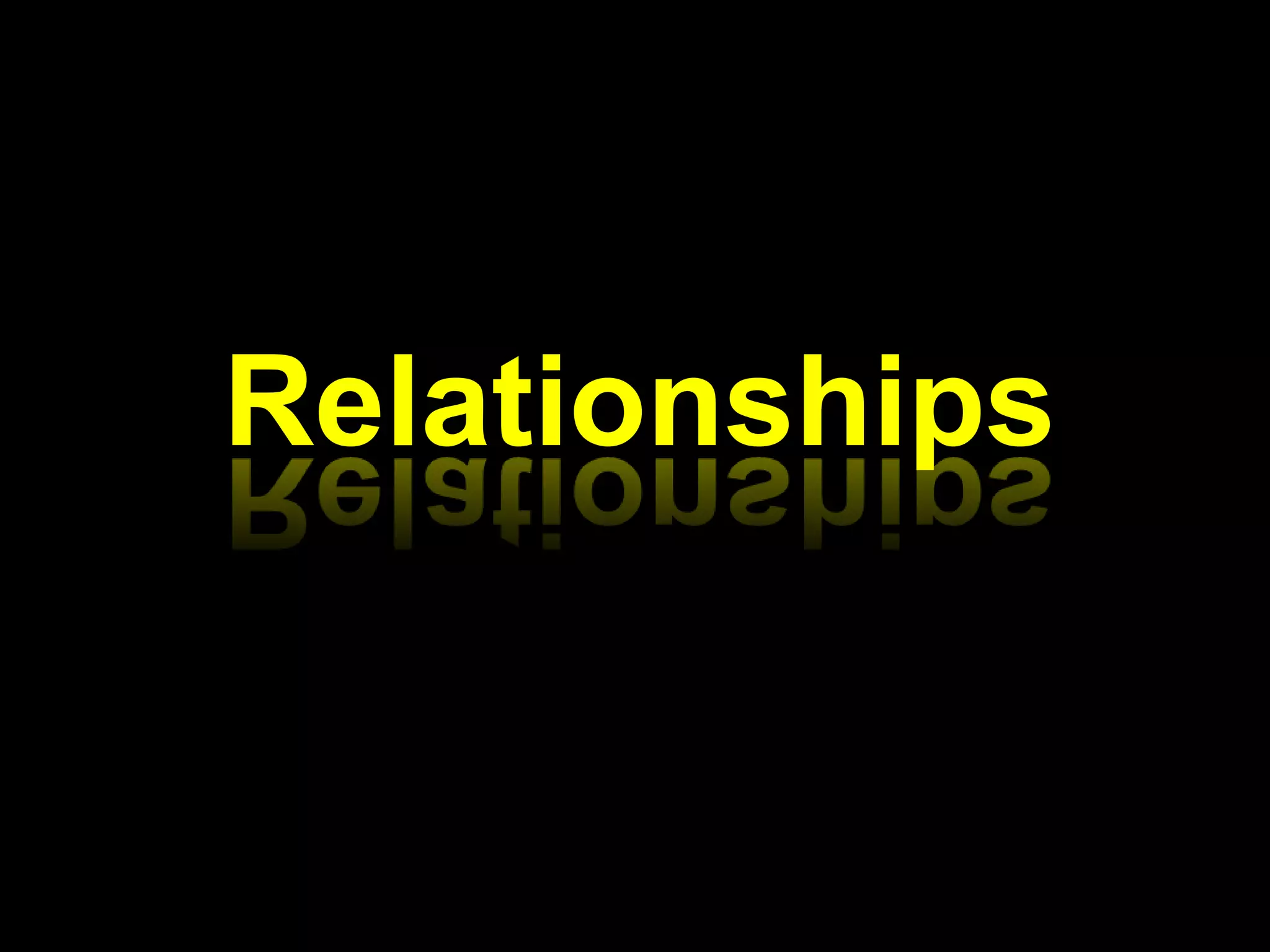 Relationships