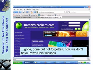 …gone, gone but not forgotten. now we don&apos;t have PowerPoint lessons<br />