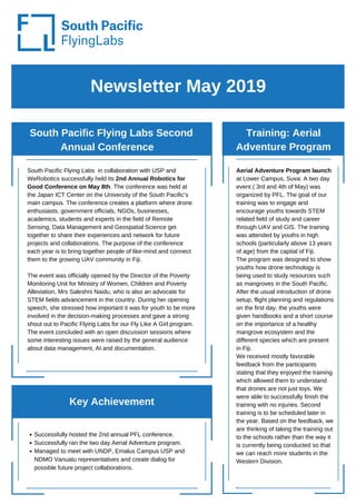 South Pacific Flying Labs Newsletters 2019
