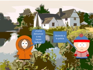 ¿Como
denunciar
si me
hacen
bullyng?

Diciendo a
la policía

 