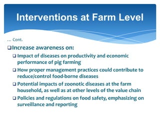 Farming systems perspectives: lessons for managing health risks  in smallholder pig systems