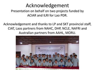 Integrated assessment and management of pig health risks – lesson’s learnt